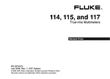 Fluke FLUKE-114/C25 EUR Digital-Multimeter, DMM, 4614826 Ficha De Dados