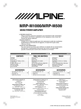 Alpine MRP-M1000 Guía Del Usuario