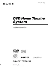 Sony DX250 Manual De Usuario