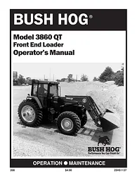 Bush Hog 3860 QT User Manual