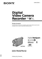 Sony DCR-TRV10 Manual De Usuario