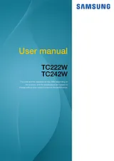 Samsung TC242W Manuel D’Utilisation