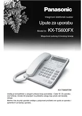 Panasonic kx-ts600fxb Guía De Operación