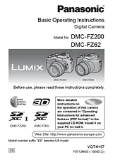 Panasonic DMC-FZ200 DMC-FZ200EF-K 用户手册