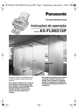 Panasonic KXFLM651SP Guía De Operación