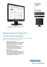 Philips LCD monitor with SmartImage 17S1AB 17S1AB/00 プリント