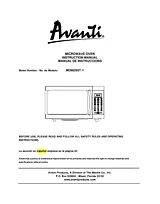 Avanti MO902SST-1 Manuale Utente