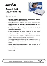 Devolo adsl modem Specification Guide