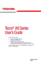 Toshiba A9 User Guide