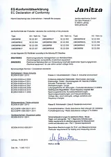 Janitza UMG 96RM-P 5222037 Data Sheet