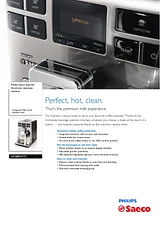 Saeco Super-automatic espresso machine HD8854/15 HD8854/15 Folheto