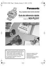 Panasonic KX-FL511 Guía De Operación