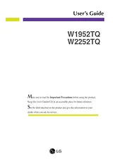 LG W2252TQ-PF Инструкции Пользователя