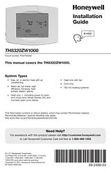 Honeywell TH8320ZW1000 User Manual