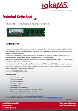 takeMS 2GB DDR3-1600 TMS2GB364D081-169EE 产品宣传页