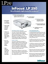 Infocus LP290 产品宣传册