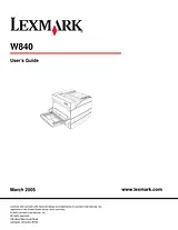 Lexmark 840 Manuel D’Utilisation