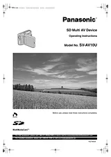 Panasonic SV-AV10U Manual De Usuario