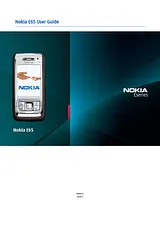Nokia E65 22733 사용자 설명서