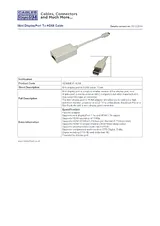 Cables Direct HDMINIDP-HDMI Prospecto