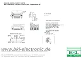 Bkl Electronic D-SUB pin strip 90 ° Number of pins: 15 Print (right-angle) 1 pc(s) 10120038 数据表