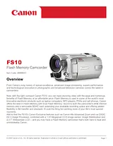 Canon FS10 Manuel D’Utilisation