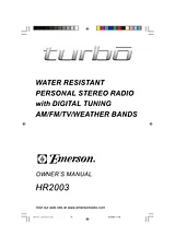 Emerson HR2003 Manual Do Utilizador