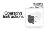Panasonic AW-E800 User Manual