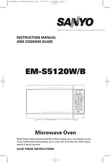 Sanyo EM-S5120WB Manual De Usuario