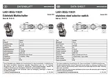 Conrad Tamper-proof rotary switch 250 Vac 5 A Switch postions 2 1 x 90 ° LAS1-BGQ-11X/21 IP40 1 pc(s) LAS1-BGQ-11X/21 数据表