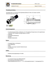 Lappkabel Cable gland M25/PG21 Brass Silver 52106490 1 pc(s) 52106490 Техническая Спецификация
