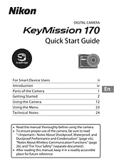 Nikon KeyMission 170 クイック設定ガイド
