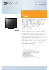 AG Neovo TX-17 Leaflet