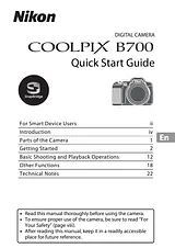 Nikon COOLPIX B700 Anleitung Für Quick Setup