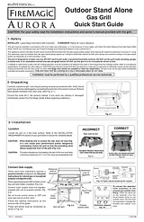 Fire Magic A430S6E1PG6 Quick Setup Guide