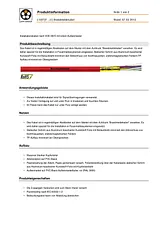 Lappkabel 1708004, J-Y(ST)Y Alarm Cable, 4 x 2 x 0.8 mm², Red Sheath 1708004 Data Sheet