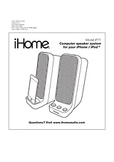 iHome iP71 Manual De Usuario