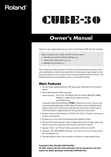 Roland CUBE-30 Manual Do Proprietário