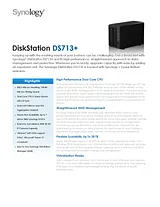 Synology DS713+ 6TB DS713P-2300R ユーザーズマニュアル
