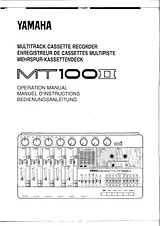 Yamaha MT100II 用户手册