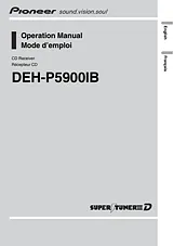 Pioneer DEH-P5900IB 用户手册