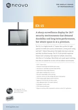AG Neovo SX-15 产品宣传页