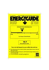 LG LW1811ER Energy Guide