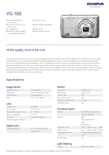 Olympus VG-160 V106050BE000 User Manual