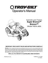 Troy-Bilt J609 Manual Do Utilizador