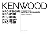 Kenwood KRC-859W ユーザーズマニュアル