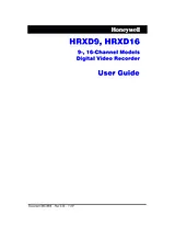 Honeywell HRXD9 Manual Do Utilizador