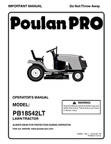 Poulan 960120003 ユーザーズマニュアル