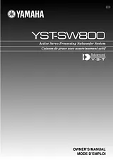 Yamaha YST-SW800 사용자 설명서