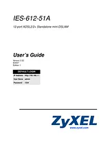 ZyXEL Communications IES-612-51A ユーザーズマニュアル